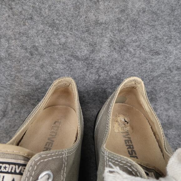 Converse Shoes Womens 10 Casual Sneakers All Star Low Slim Canvas Lace Up Flat - Picture 3 of 12